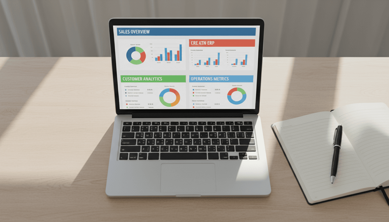 ERP and CRM dashboard integration