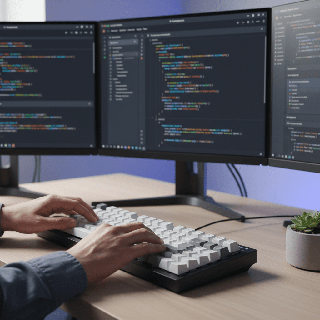 Remote engineering team member working on payment platform integrations