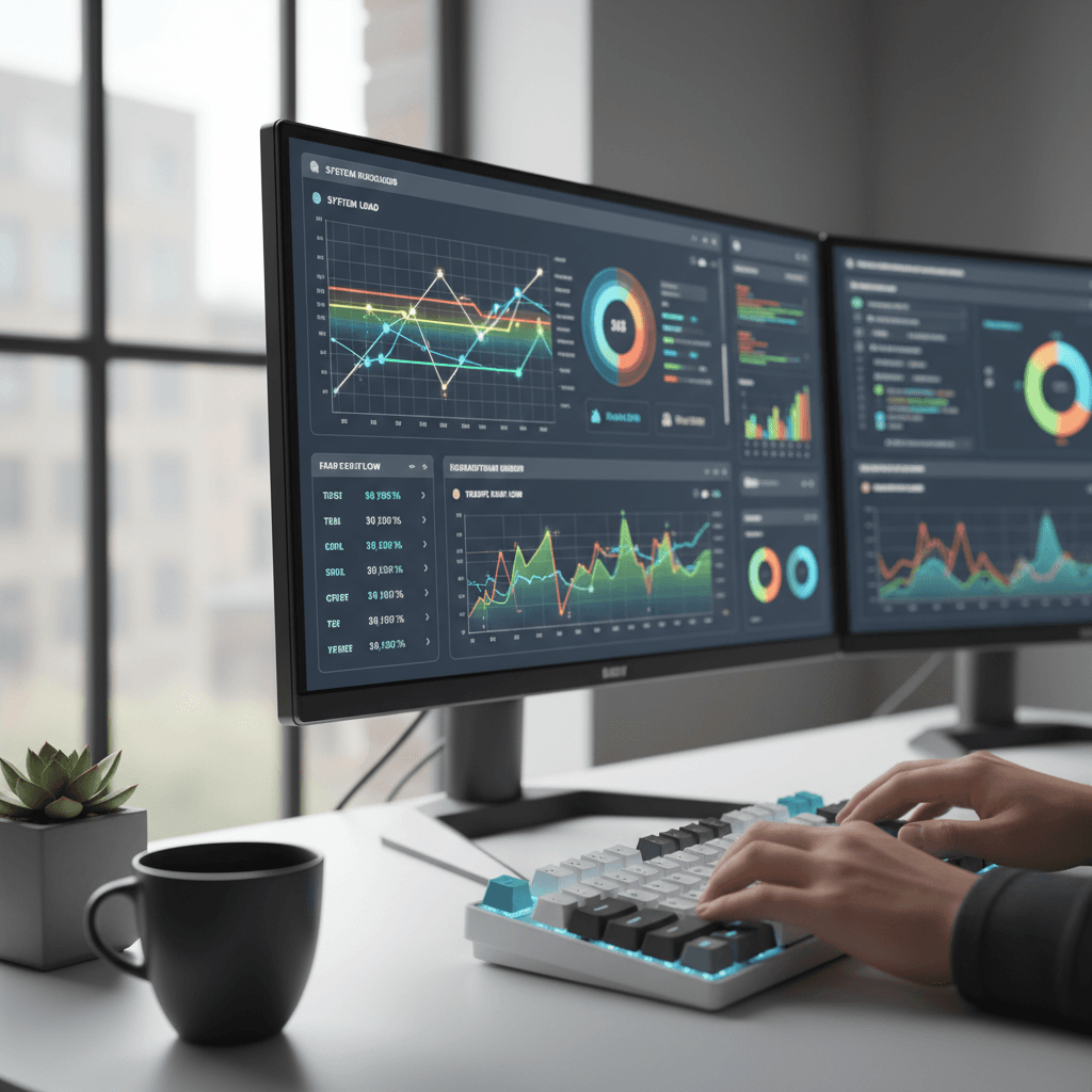 ERP and CRM system integration dashboard view